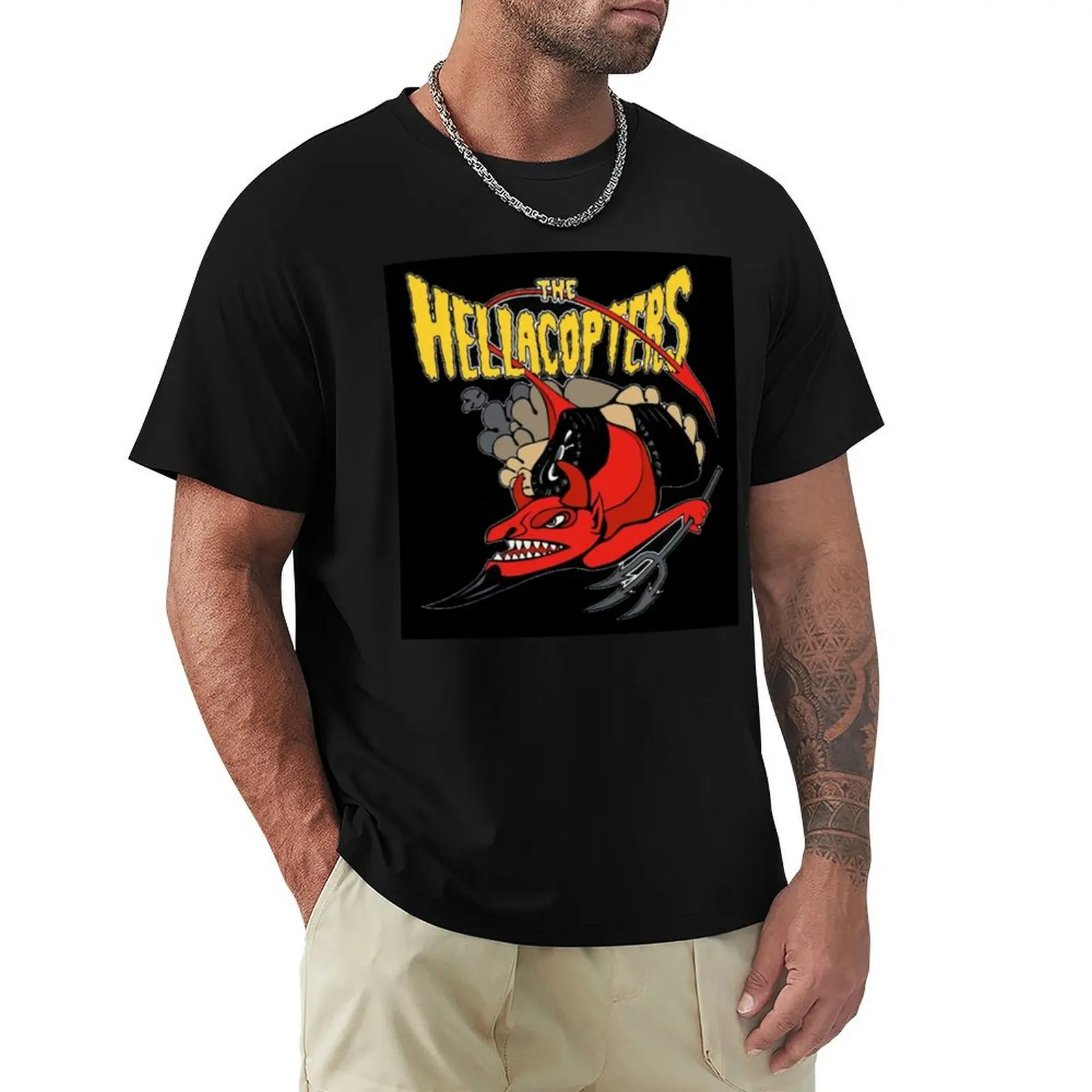 

The Hellacopters T-Shirt valentines boutique clothes sweat croswit shirt man luxury t-shirt cotton t shirt men