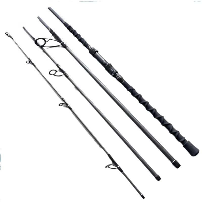 قضيب سمك الشبوط الكربوني عالي الجودة من الفولاذ المقاوم للصدأ، قضيب صيد سمك الشبوط الصلب الخفيف