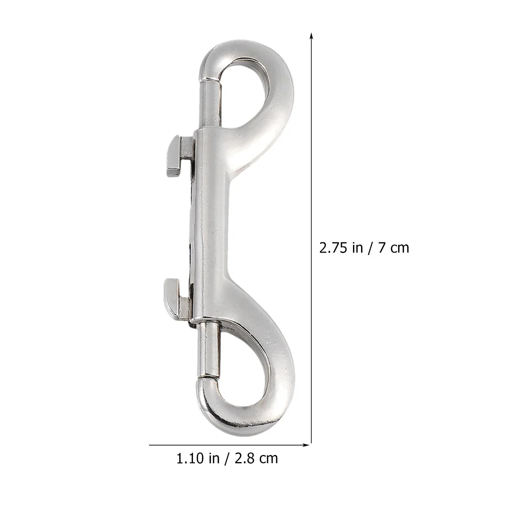 

12 Pcs Double End Metal Snap Hooks for Pet Leash Zinc Alloy Buckle Hooks Easy to Use Store Ideal for Outdoor Pet