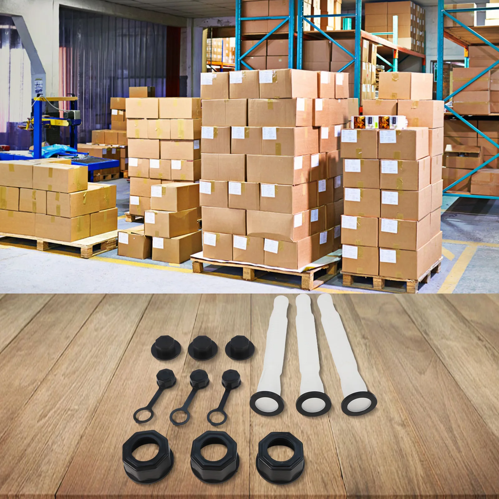 Efficient Refueling for Your Equipment 3 Pack of Replacement Spouts and Parts Kit for Rubbermaid Kolpin and Gott