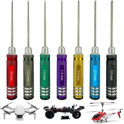 Titanium Nitride TiNi Hex Driver Wrench Screwdriver 1/4 Piece Set 1.5mm/2mm/2.5mm/3.0mm For RC Helicopter Tool Accessories