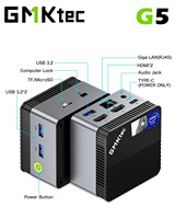 GMKtec G5 GMK Mini PC Intel 12th N97 Windows 11 Pro Desktop DDR5 4800MT/s M.2 2242 SATA WiFi 5 BT5.0 Protable Computer Mini PC