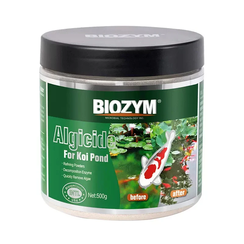 Algicide Algal and Mossy Agent for Fish Tank Pond Filter Cleaner Purifying Water Quality Fecal Removal Koi Pond 500g