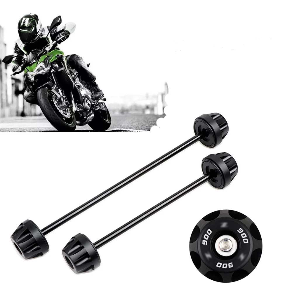 Front Rear Axle Fork Crash Slider For KAWASAKI Z900 2017 2018 2019 2020 2021 2022 Motorcycle Wheel Protector