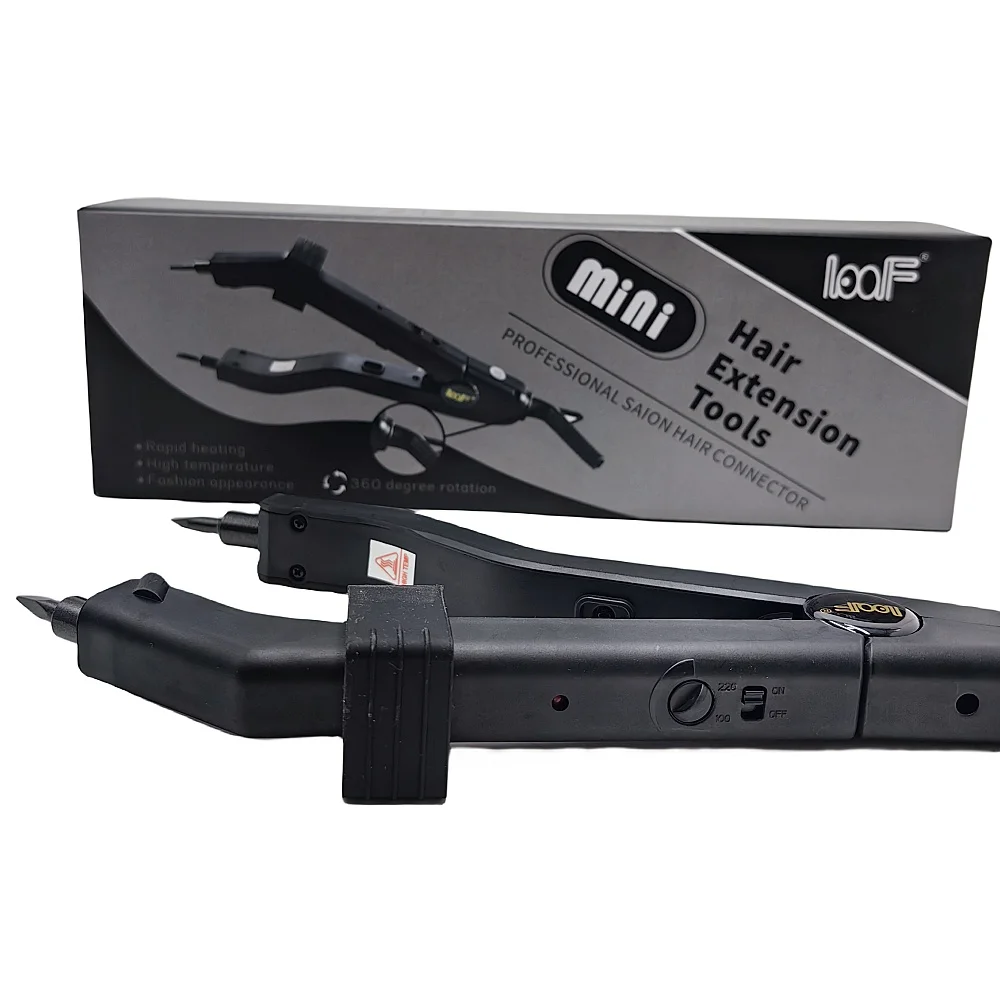 Adjustable Temperature 220℃ The Most Popular Mini Heating Tip Hair Extension Iron Keratin hair extension Tool