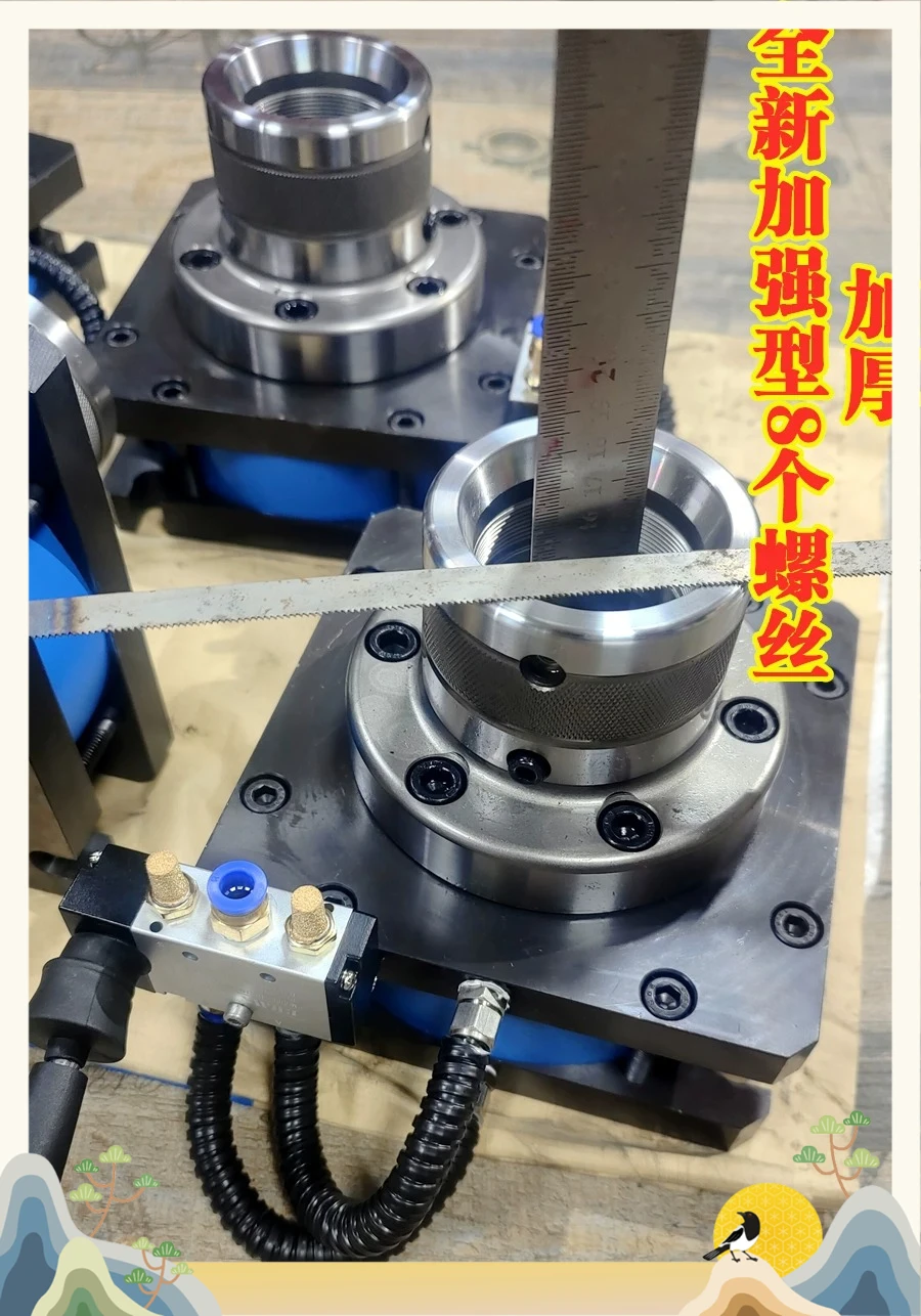 Bore 160 Quick Clamp Seat, Hydraulic Pneumatic 40 Collets for Drilling Tapping Milling, Hydraulic Station