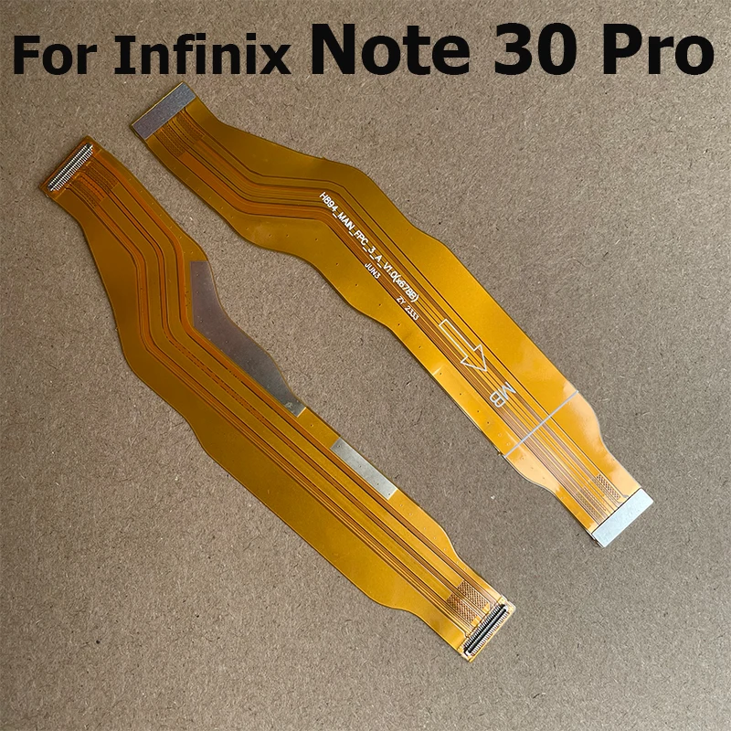 For Infinix Note 30 Pro 4G 5G Mainboard PCB Dock Connector Ribbon New Main Board Motherboard Flex Cable Spare Parts