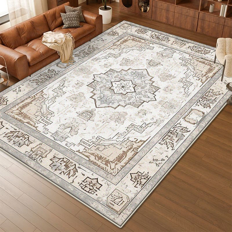 

Bohemian Non-slip Large Rugs for Living Room Customizable Easy Clean Study Decoration Carpet Fluffy Sofa Tables Mat Washable