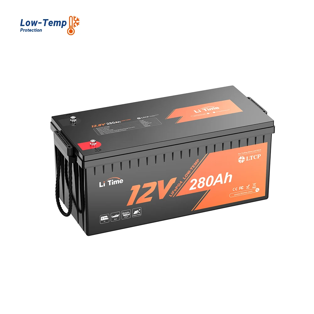 Free Delivery US Stock 12V 280Ah Plus Deep Cycle Lithium Battery With Low-Temp Protection For Off Grid Solar Home Energy