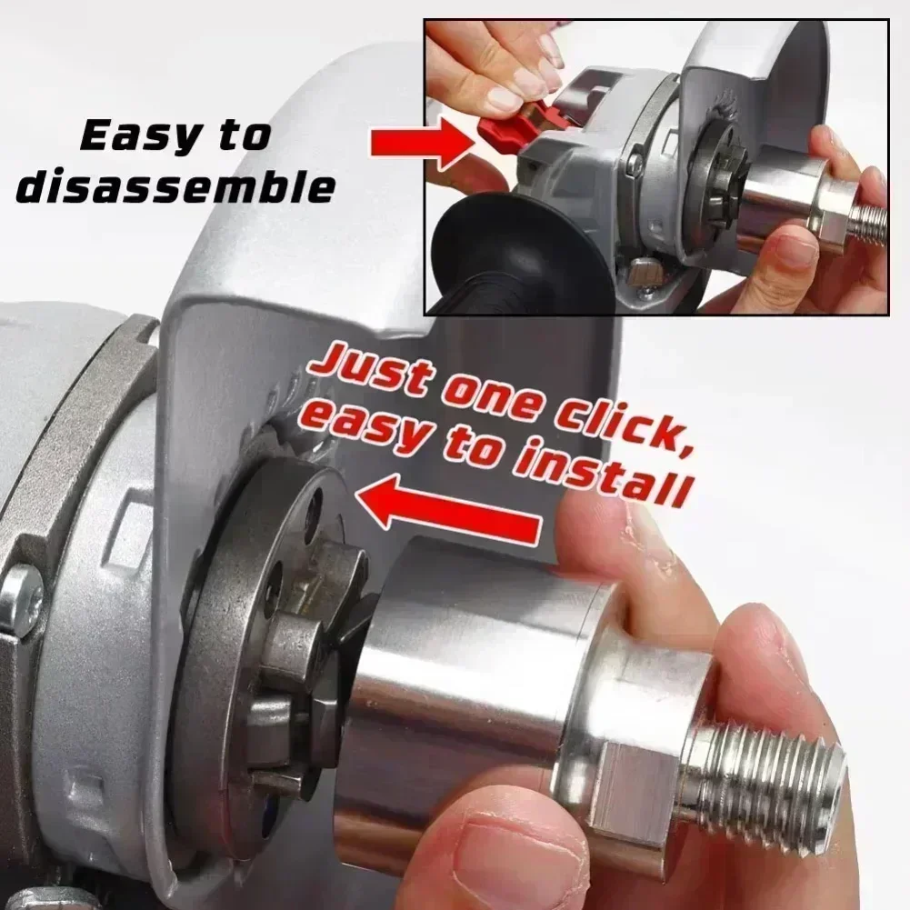 

2PCS XLOCK For Grinder Adapter M10 Thread for Cutting Blade Quick Change Compatible with For Angle For Grinder