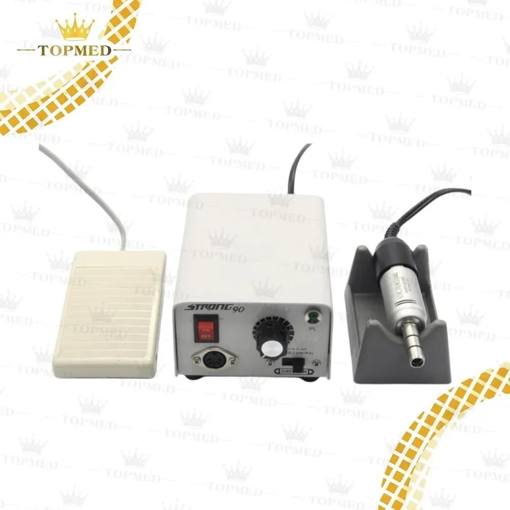 Micro Motor Strong 90+102 Handpiece 65w 35000rpm  Lab Drill Motor Equipment Factory Direct Sale