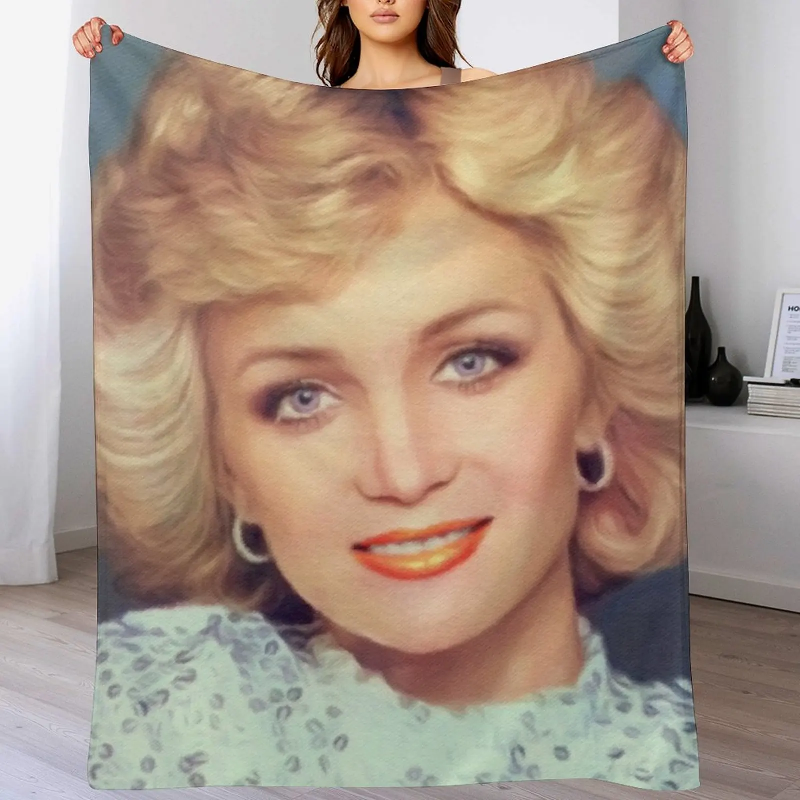 Barbara Mandrell, Music Legend Throw Blanket Tourist Sofa Blankets