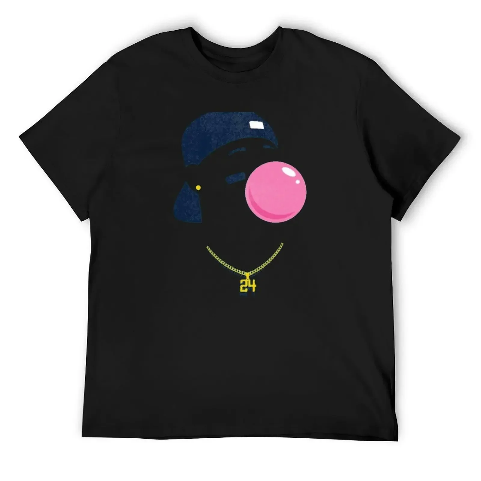 Baseball - Ken Griffey Jr. - Bubblegum T-Shirt, Hippie-Kleidung, Anime-T-Shirt, süße Oberteile, Herren-Baumwoll-T-Shirts, 2025, neues Modell