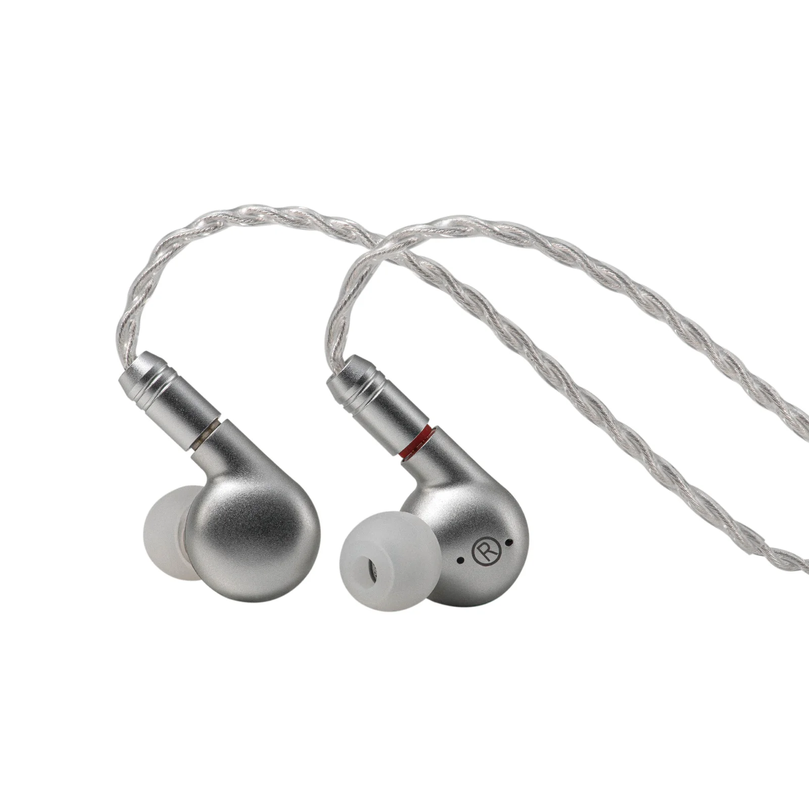 TINHIFI C5 3.5mm wtyczka metalowa IEM sportowa gra wkładka douszna kwadratowa płyta membrana + sterownik BA słuchawki douszne basowe 0.78mm 2Pin interfejs