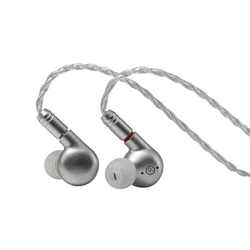 TINHIFI C5 플러그 금속 IEM 스포츠 게임 이어버드, 사각형 플레이트 다이어프램 및 BA 드라이버 베이스 인이어 이어폰, 0.78mm 2 핀 인터페이스, 3.5mm