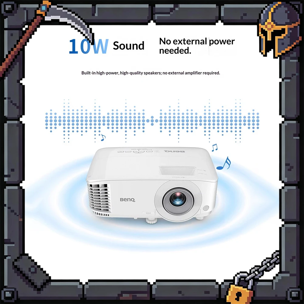 

Проектор Benq MX560C, 3800 ISO люмен, мощность источника света 260 Вт, поддержка вертикальной коррекции, Wi-Fi, подарки