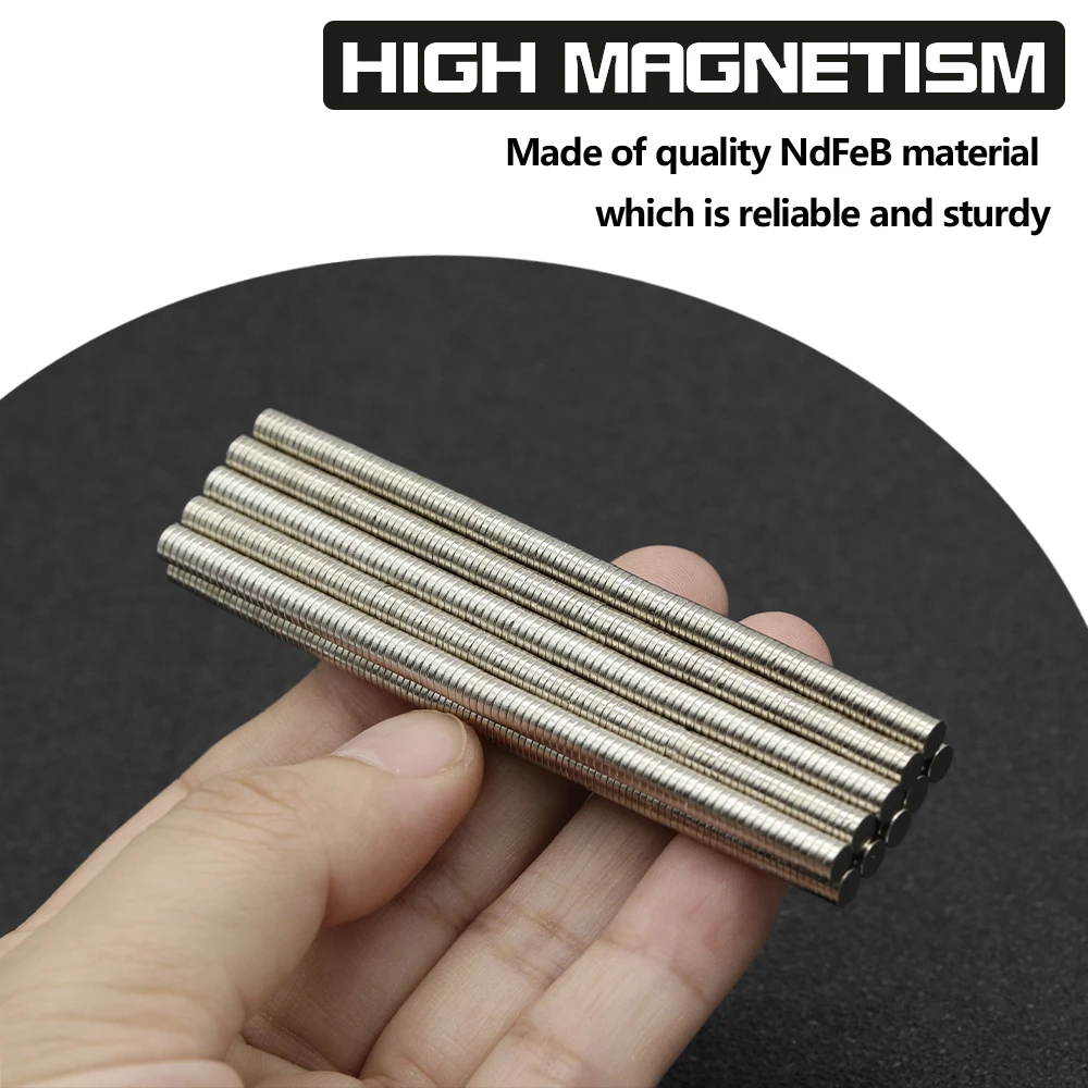 4x1mm N35 NdFeB Round Neodymium Magnet Super Strong Permanent Powerful Magnets Refrigerator DIY Craft Multi‑Purpose Magnetic