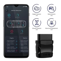 For IOS/Android ELM327 V2.1 Car Engine Fault Code Reader OBD2 Scanner Bluetooth 4.2 Car Dignostic Scanner EOBD Fault Code Reader