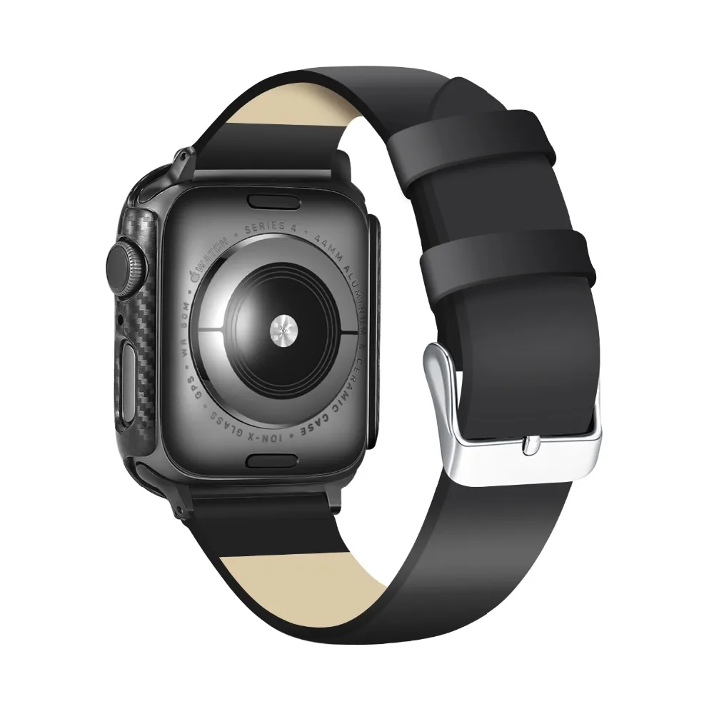 Apple Watch用カーボンファイバープロテクター,Apple Watch用保護カバー,44mm, 40mm, 45mm, 41mm, 42mm, 38mm,iwatchシリーズ4, 5, 6,se 7、8、9、アクセサリー