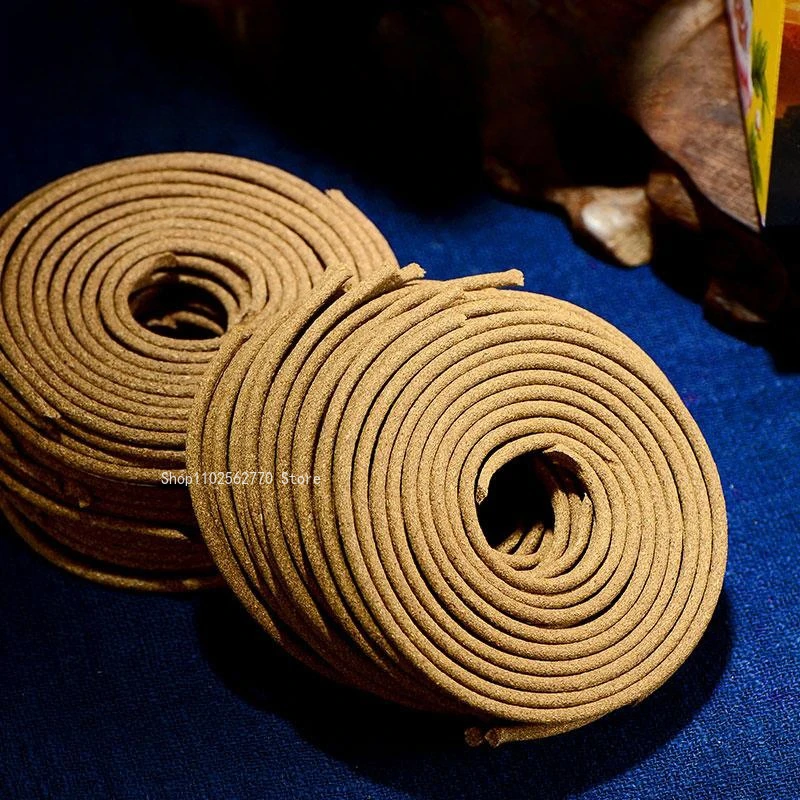 6.5cm Coil Incense Natural Plant Raw Materials Temple Worship and Sacrificial Ceremonies Indoor Purify The Air Calm The Mind