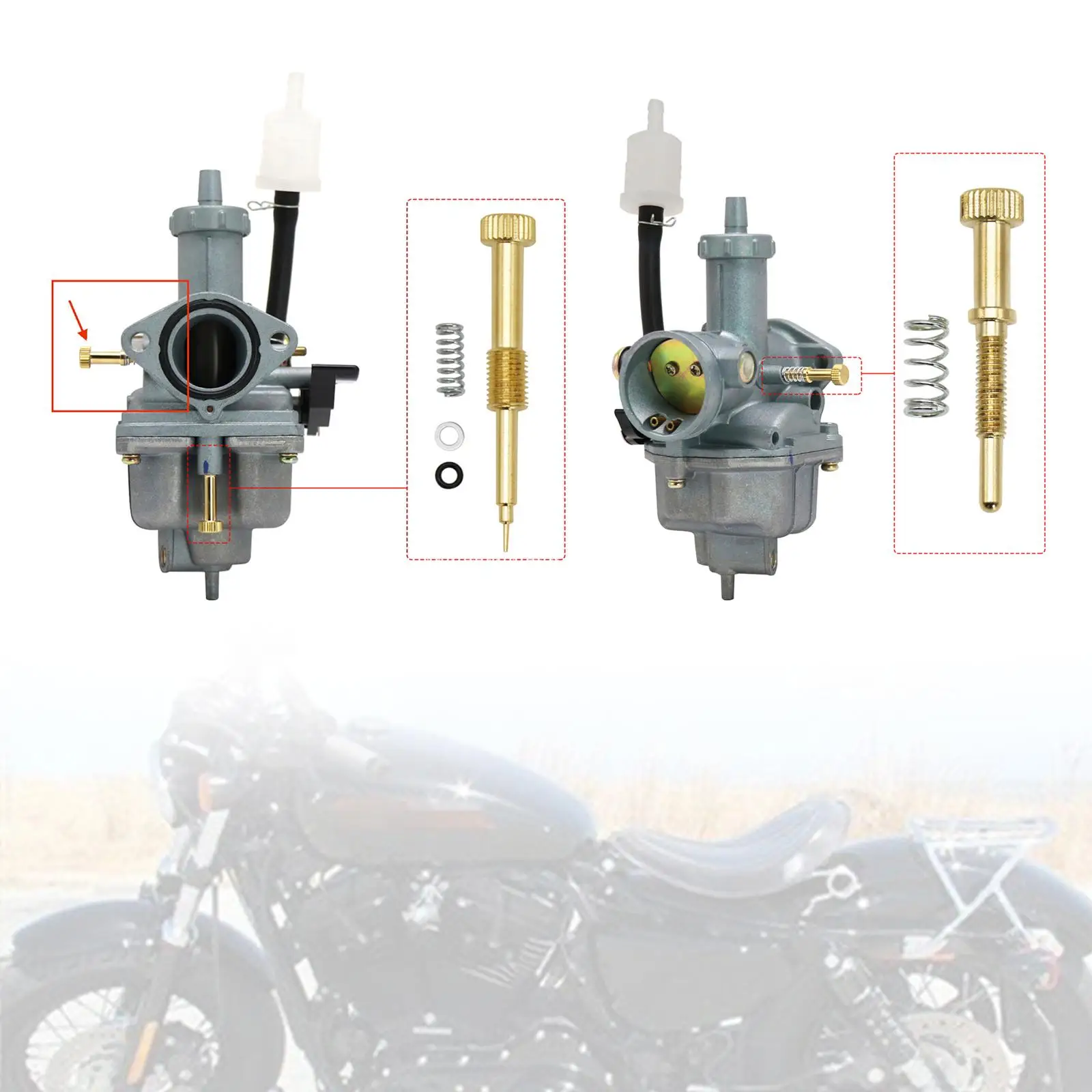 Mixing Screw Idle Adjuster Screw Accessory Premium High Performance Mixture Adjustable Screw for Pz26/27/30