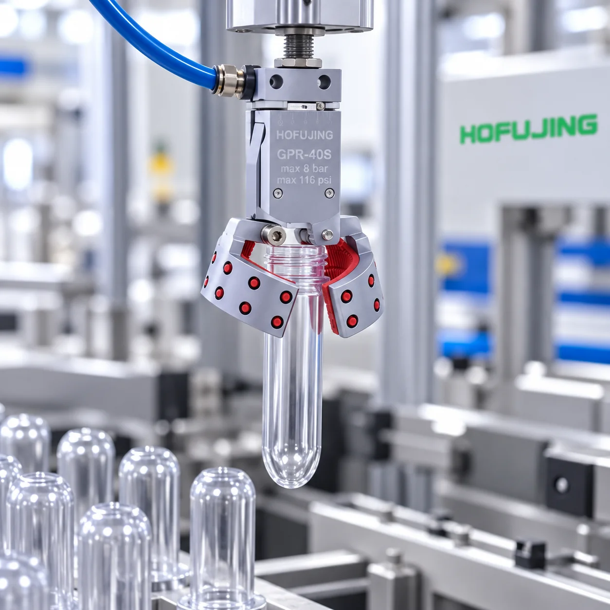 GHPR Series Mini CHK Series Robot Bottle Preform Fixture With Sensors Pneumatic Mini Gripper Circular Clamp Clip Nippers