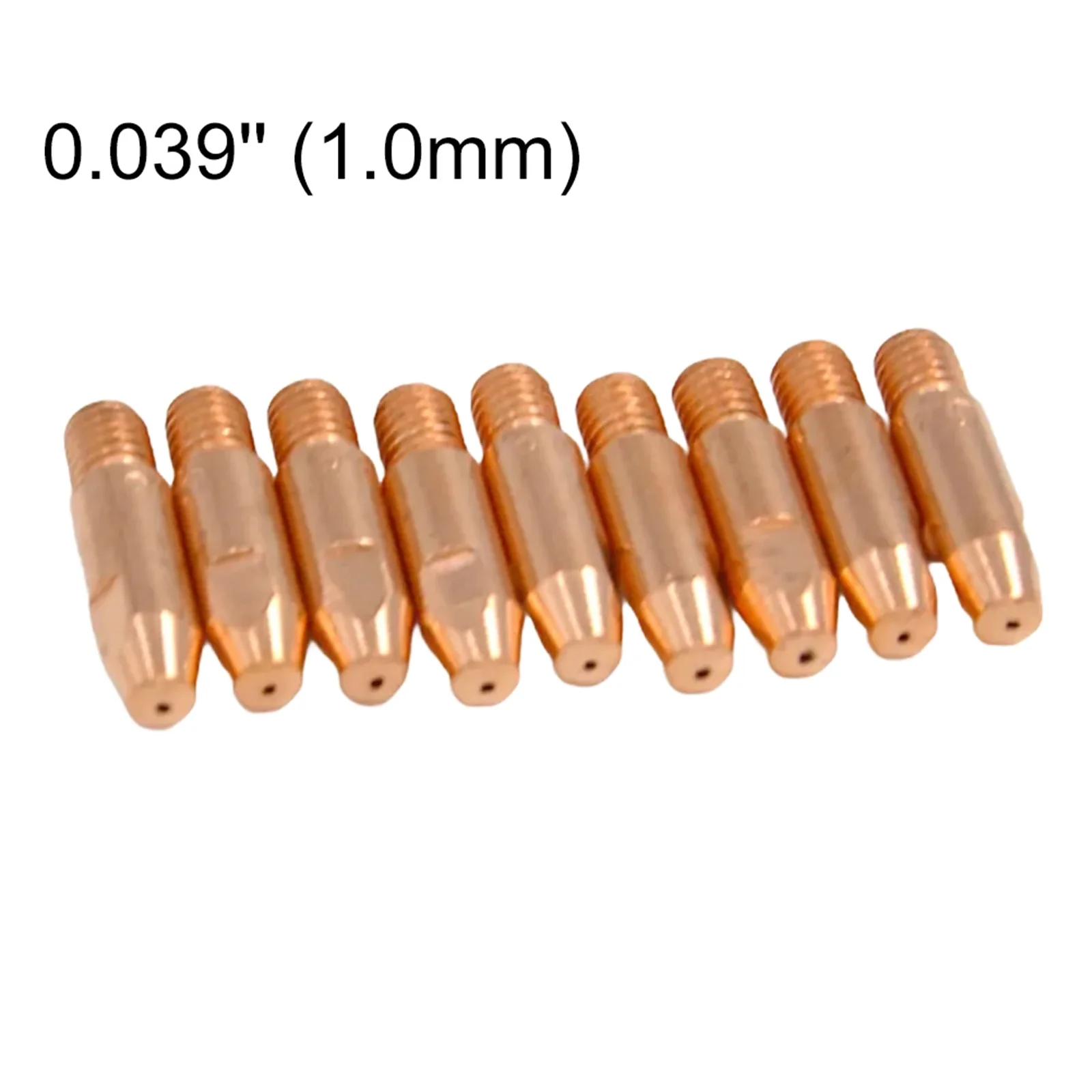 10pcs 24KD MAG Contact Tips 0.8mm 0.9mm 1.0mm For MB25 MB36 Euro Torches For  Welding Torch Welding Nozzles Diameter M6