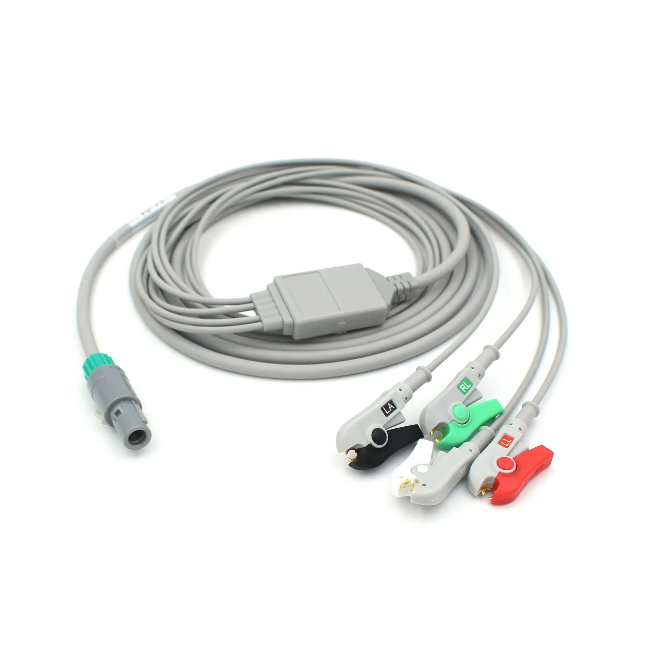 Suitable for CT Machine ECG Lead Wire 4 Guide Clip 5 Pin ECG Cable Cable Connecting Wire