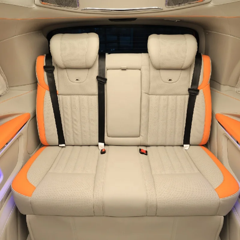 

Luxurious Adjustable Leather Auto Power Back Row 3-Person Seat Enhanced Comfort And Style Modified Car Seats