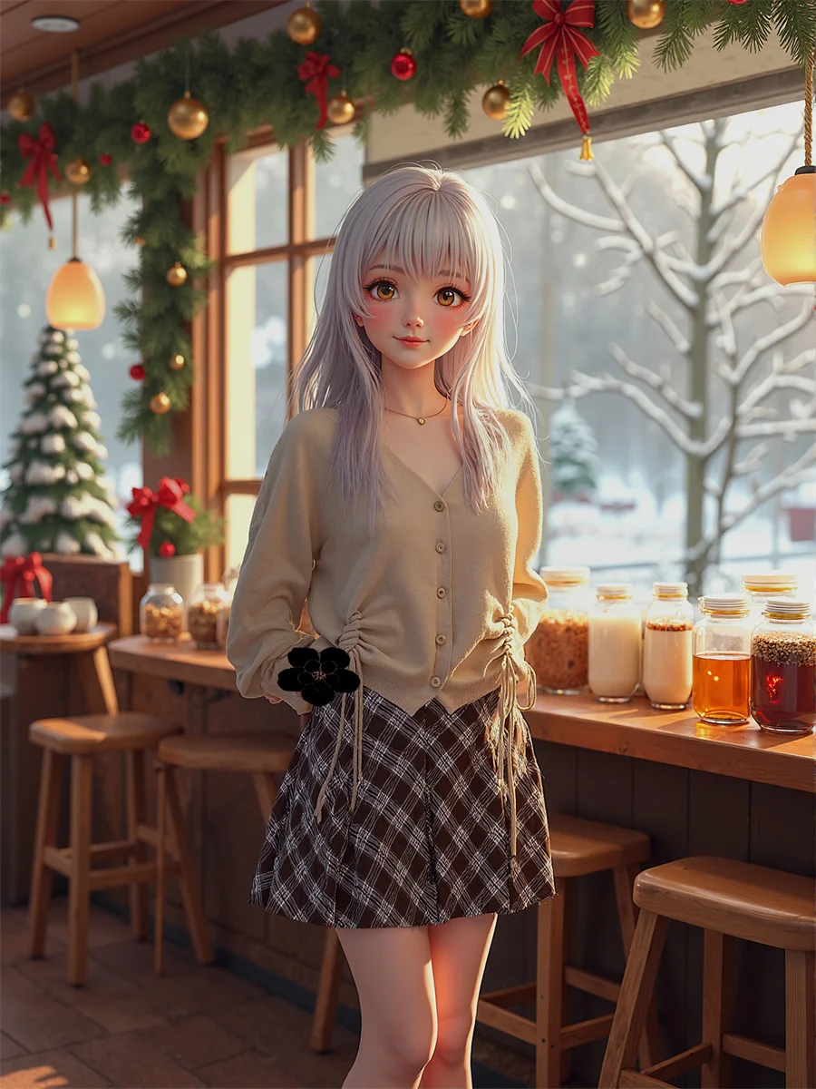 

Plaid Empire Preppy Style Skirts For Woman Office Women Clothes Winter Quilted Midi Daily Original Female Thickened Patched Chic