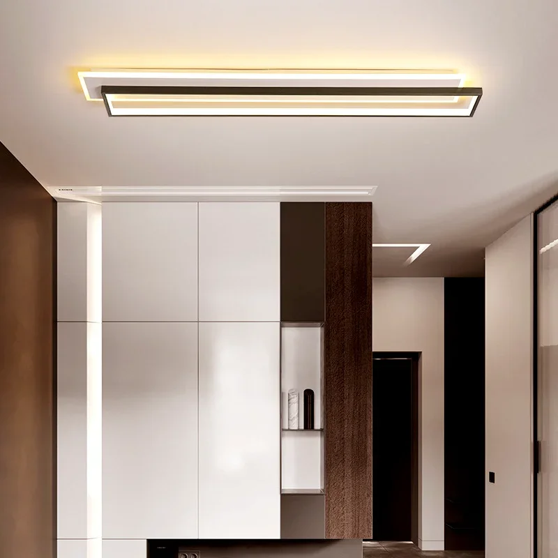 Imagem -05 - Moderna Luz de Teto Led para Corredor Luz do Corredor Longas Luminárias do Corredor Design Criativo Lâmpadas Varanda Quarto Cozinha Sala de Estar