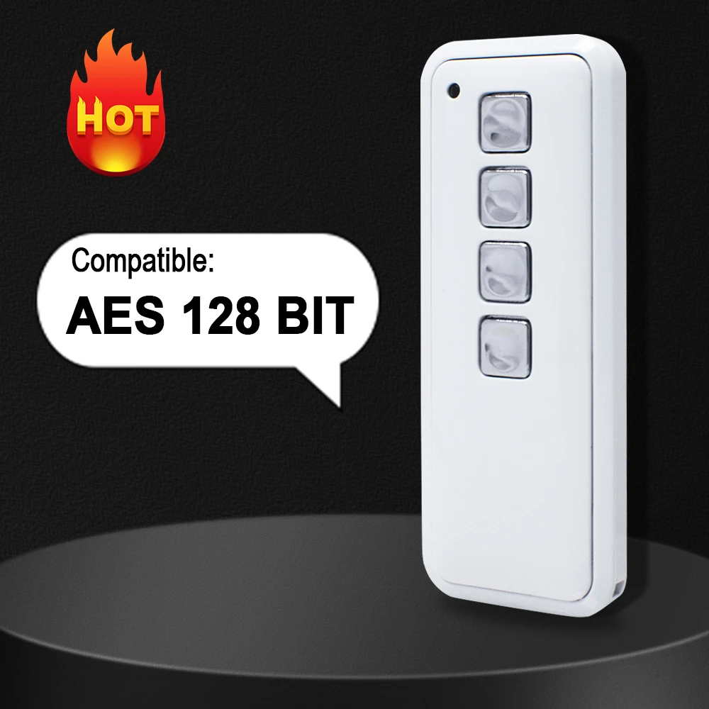 NOVOFERM Mini-Novotron 524 Design AES 128 BIT Garage Door Remote Control NOVOFERM 433.92MHz Rolling Code Gate Opener Transmitter