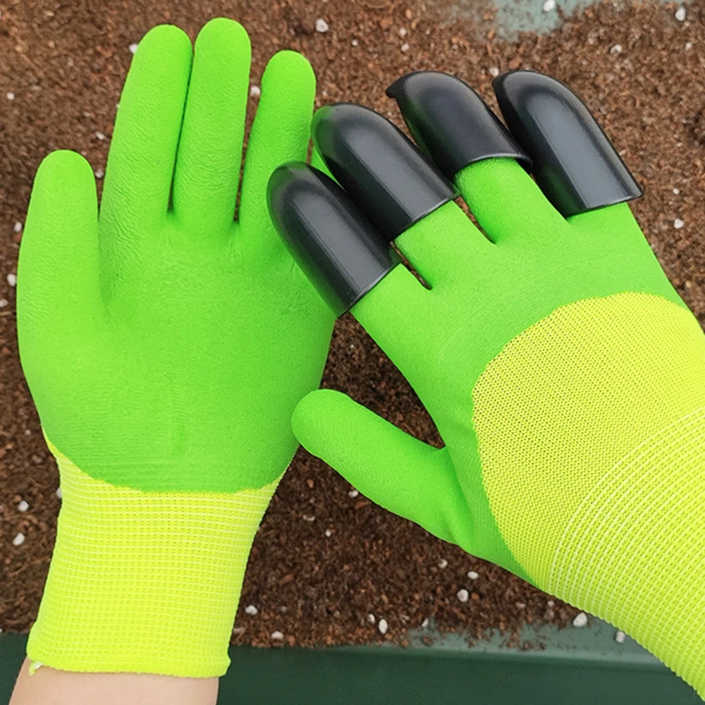 

Horticultural Gloves With Claws Digging Garden Gardening Vegetable Planting Flower Planting Anti Thorn Protective Gloves