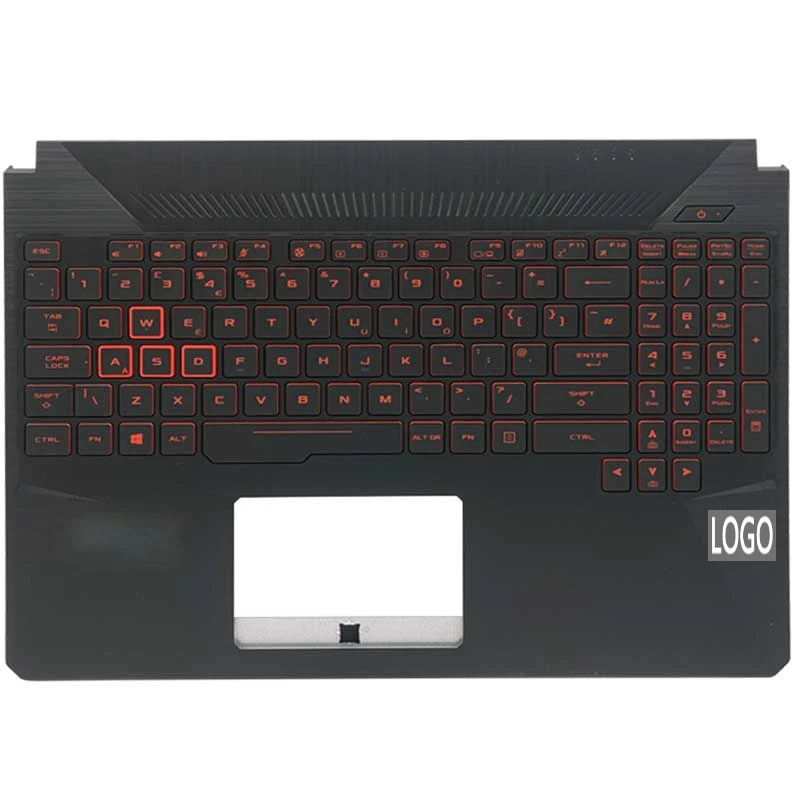 Imagem -02 - Teclado do Case do Palmrest do Portátil Versão Inglesa dos E.u. Tampa Superior Tuf Fx505 Fx505g Fx505d Fx86 Fx86f Fx95 Novo