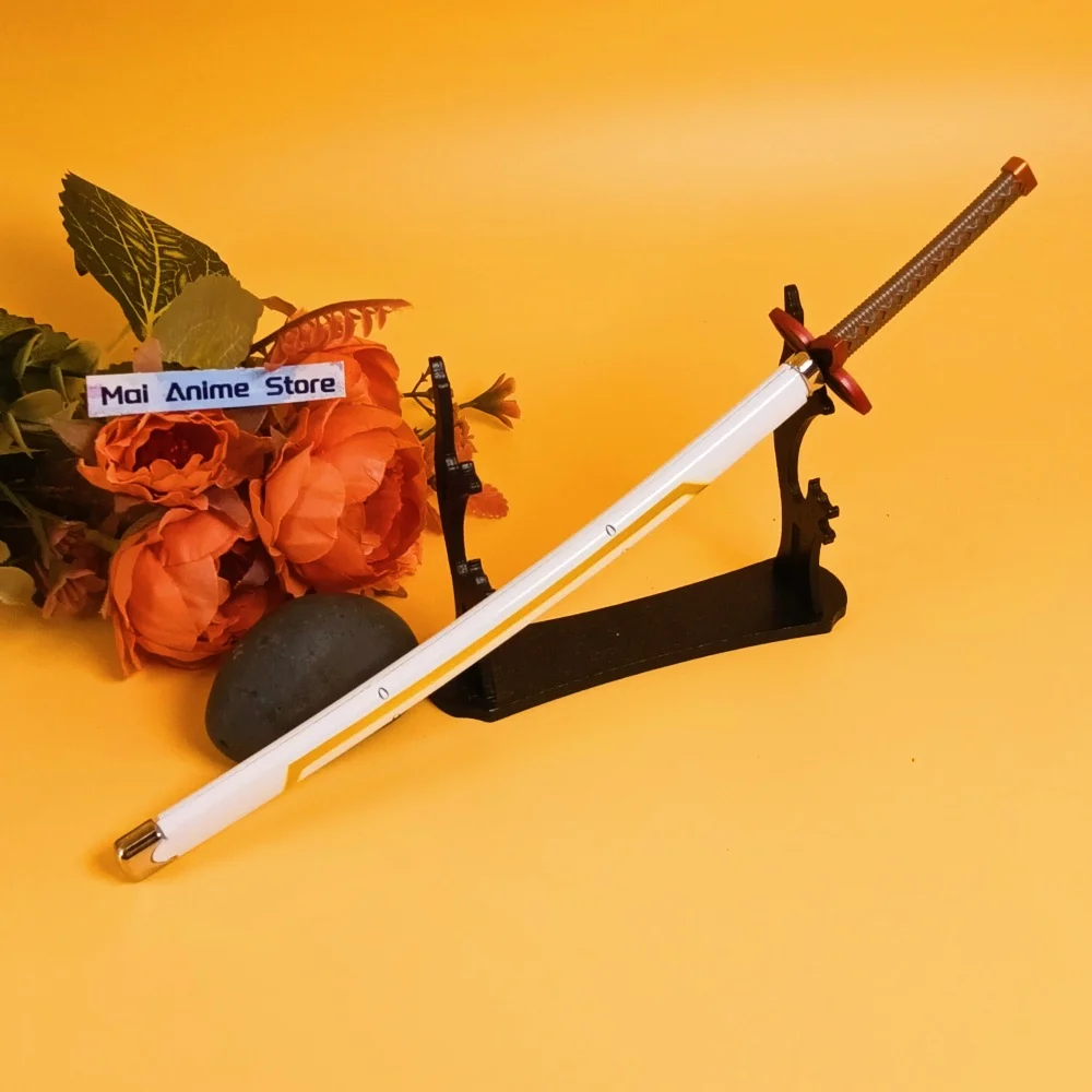 10 بوصة أنيمي شيطان القاتل كاتانا Giyuu المعادن شينوبو النينجا سكين السيف الأصلي سيف ساموراي الحجم الحقيقي اليابانية كاتانا لعبة هدية #2