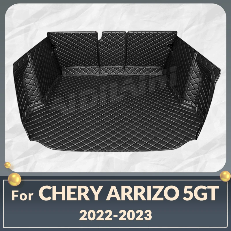 

Автомобильный коврик для багажника с полным покрытием для Chery Arrizo 5GT 2022 2023, автомобильный коврик для багажника, подкладка для груза, защитные аксессуары для интерьера