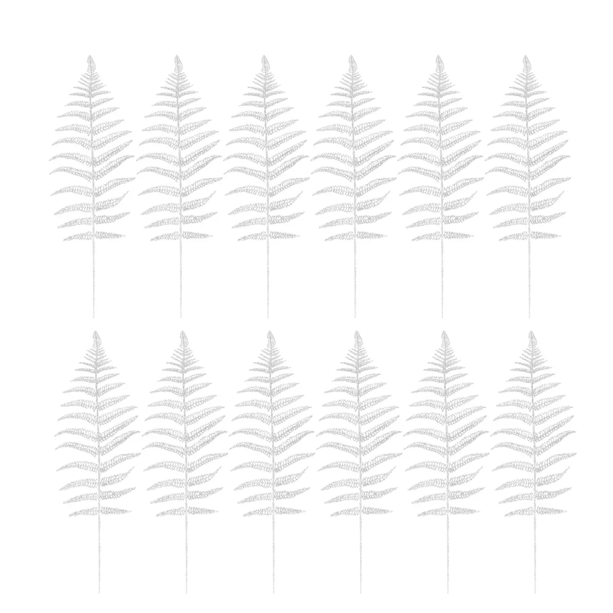 

12pcs Artificial Leaves Plants Realistic Home Decor Bedroom Living Room Office Christmas PlasticBranchPlant