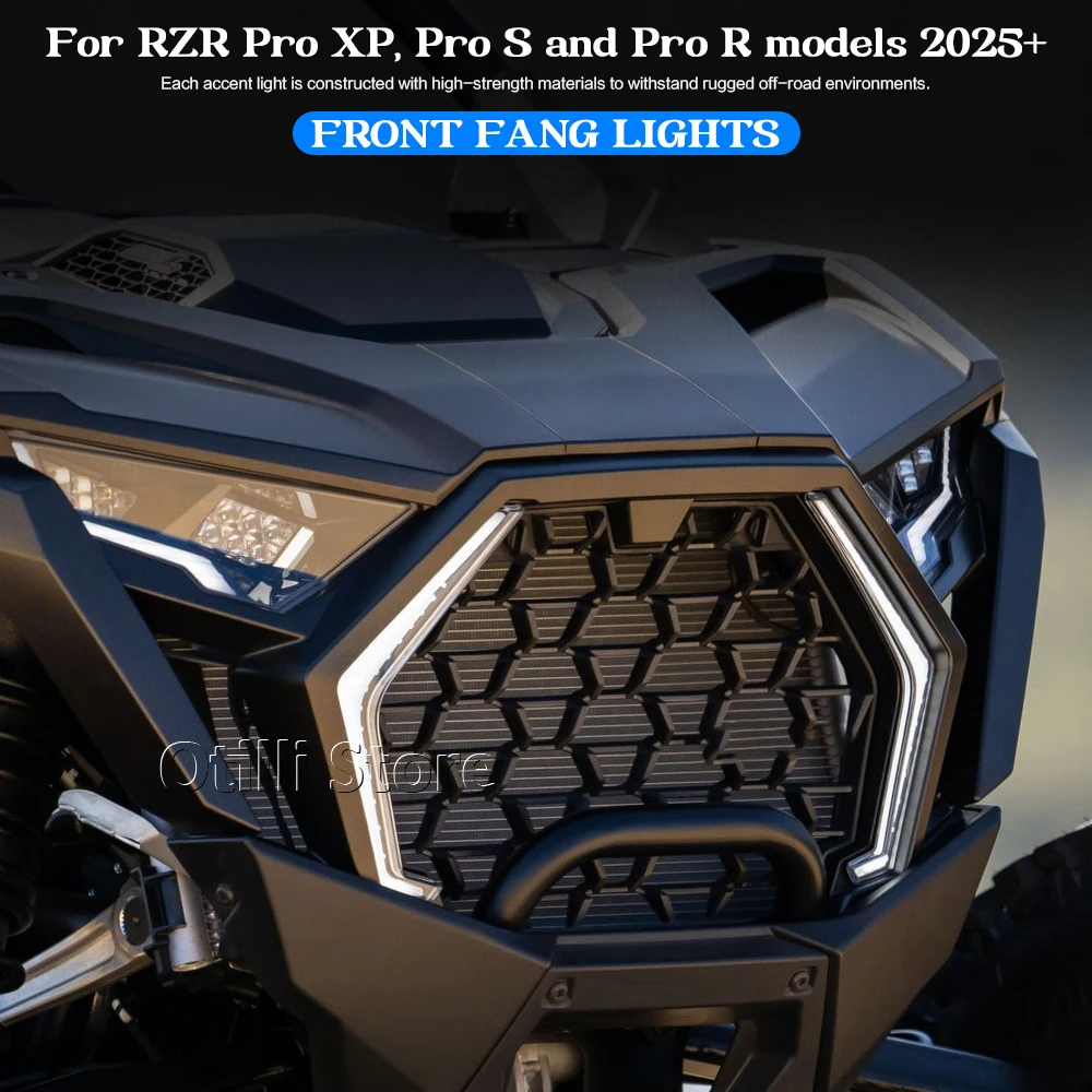 UTV ATV الجبهة فانغ لهجة أضواء LED بدوره مصباح إشارة أو Polaris RZR Pro XP 4 1000 XP4 S R قسط الرياضة في نهاية المطاف 2025 2026