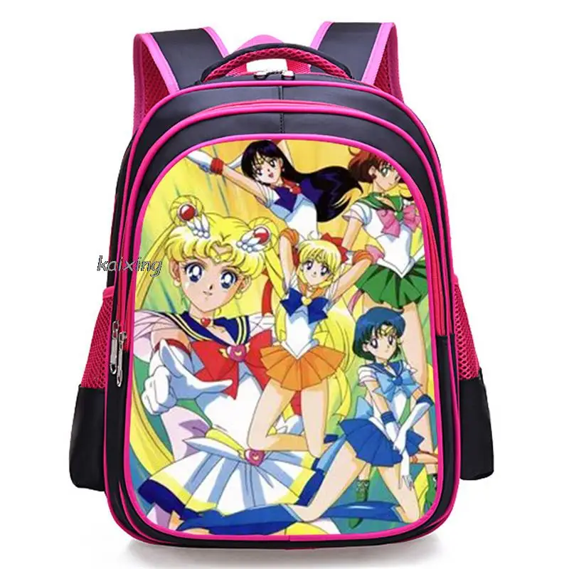 Plecak Cosplay Sailor Moon dziecięce torby szkolne ortopedyczne dziecięce szkolni chłopcy dziewczynki Mochila Infantil torby kartonowe Mochilas