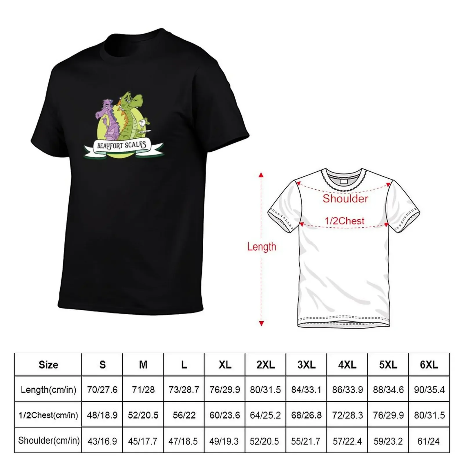 Beaufort Scales T-Shirt cotton graphic tees summer tops custom shirt mens clothing