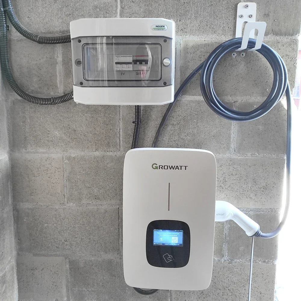 Growatt EV Charger Holder Wall Mount 5Kw 10Kw 20Kw 60Kw Smart EV Home Charger Station