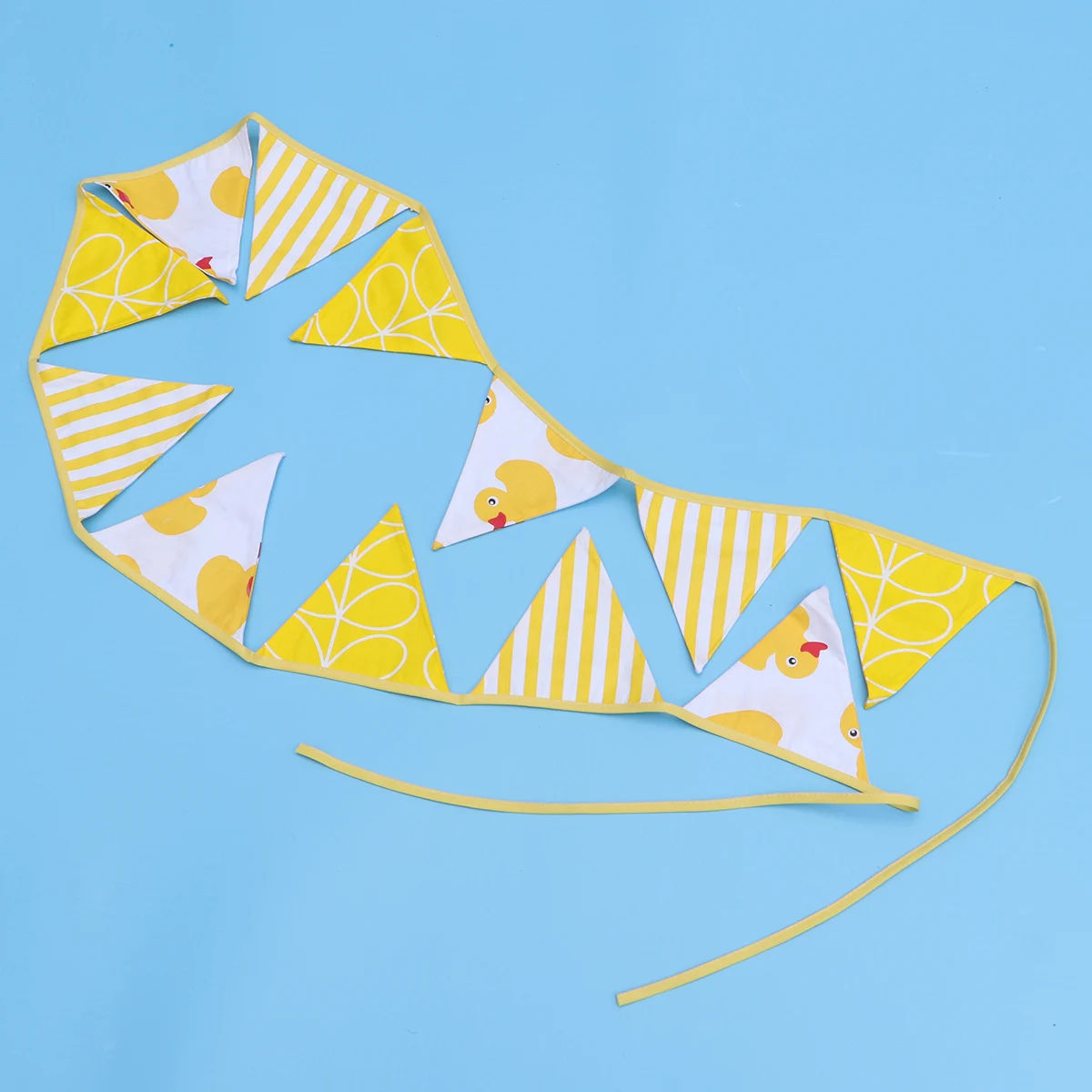 

Printed Pennant Flags Bunting Garland Banner 3M Fabric Triangle Banners Wedding Birthday