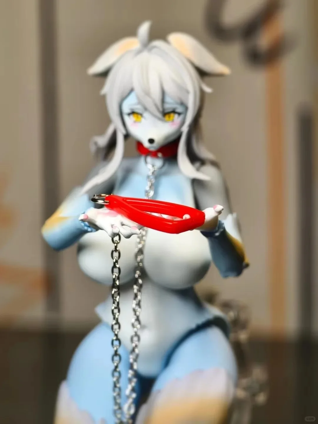 【متوفر 】 أصلي كياكي هوبي سحر الوحش الفاكهة الذئب فتاة سين سنو بيربل الصوت 1/12 آلة الأم المحمول الجندي دمية فا