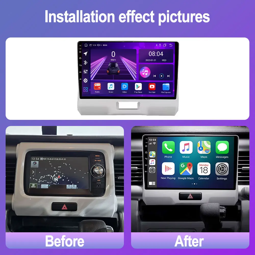 Android 14 Car Radio For For Suzuki Hustler 2014-2019 9