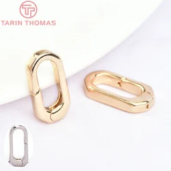 (5942) 4 Uds 8x16MM 24K Color oro latón langosta cierre alta calidad DIY joyería hacer hallazgos accesorios al por mayor