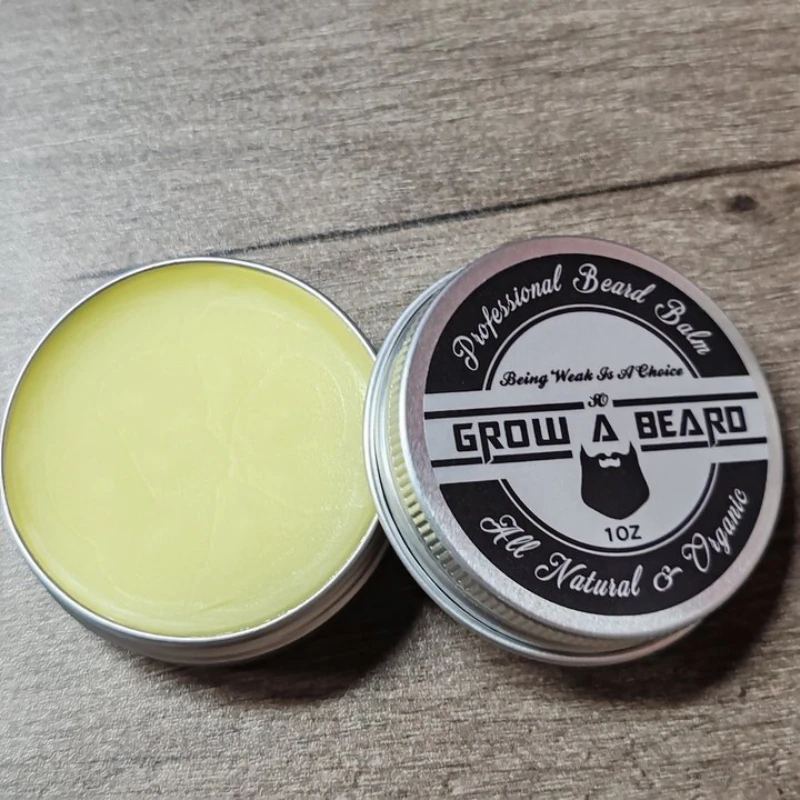 2pcs Original Beard Balm Beard Oil Set Men\'s Hair Beard Wax Growth Care Nutritional Essential Oils Anti-offset Kits for Men