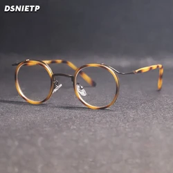 Vintage TR90 Reading Glasses Men Round Retro Anti Blue Light Prescription Glasses Women Luxury Myopia Photochromic Eyewear