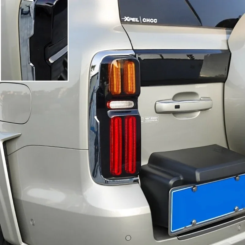 

Для Tank 500 Hi4-T Hi4z черненая крышка заднего фонаря, защитный чехол для внутреннего заднего фонаря, декоративный чехол, аксессуары для автомобильных фонарей