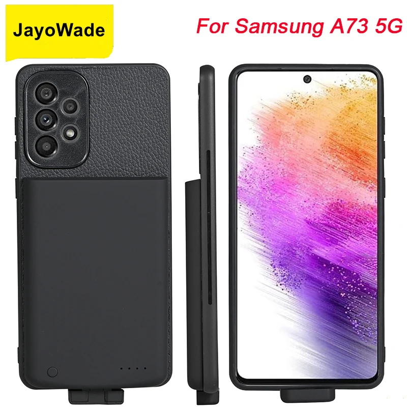 

JayoWade 5000 мАч для Samsung Galaxy A73 5G чехол для аккумулятора телефона для Samsung Galaxy A73 чехол для зарядки аккумулятора чехол для портативного зарядного устройства