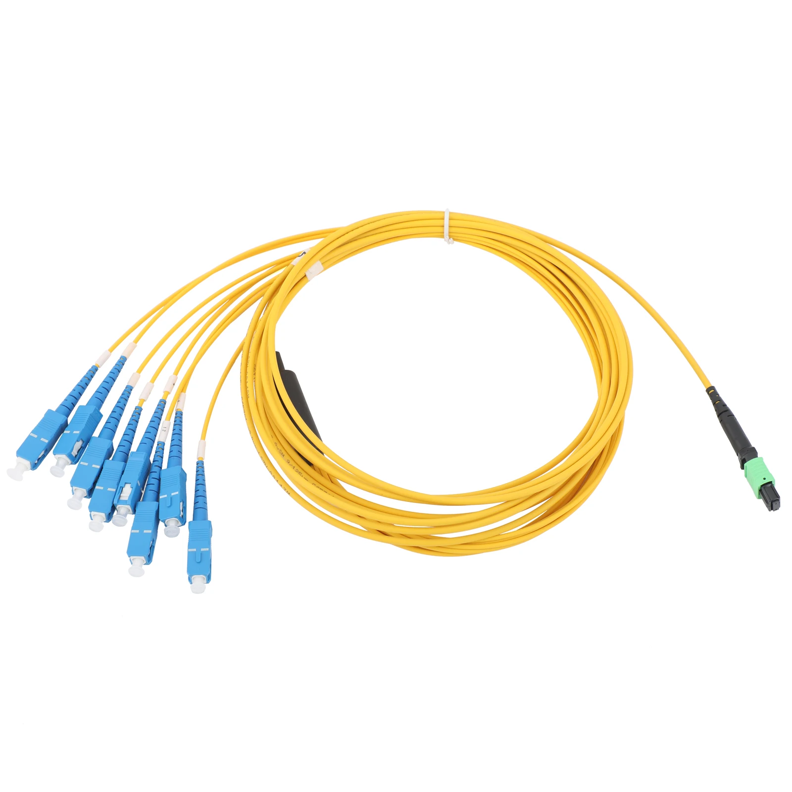 1 قطعة وضع واحد 8-Core MPO إلى 8SC/UPC كابل تصحيح الألياف البصرية 5 متر/10 متر SM لاعبا لشبكة الاتصالات